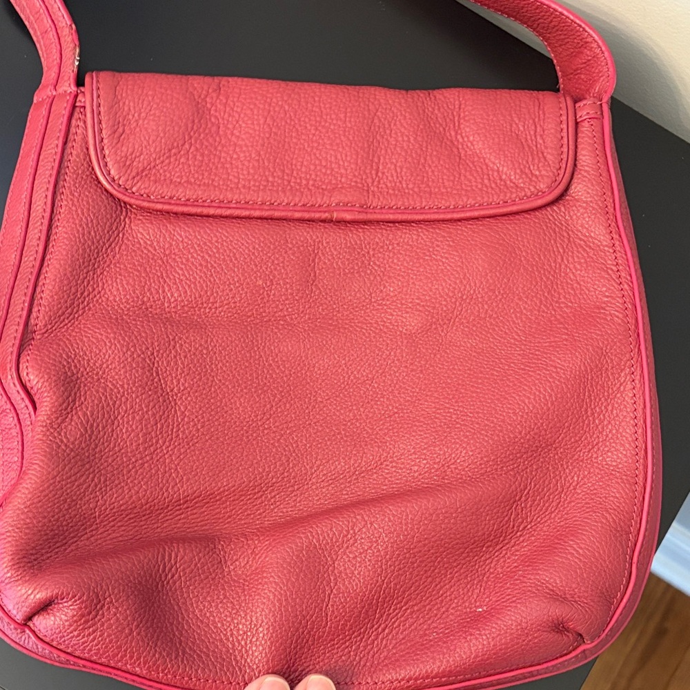 Marc By Marc Jacobs Deep Fuschia Pebbled Leather Crossbody - Picture 6 of 16